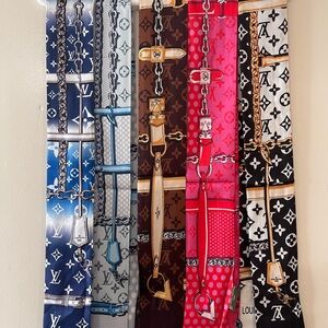 Elegant Patterned Twilly Scarfs ($40 each)